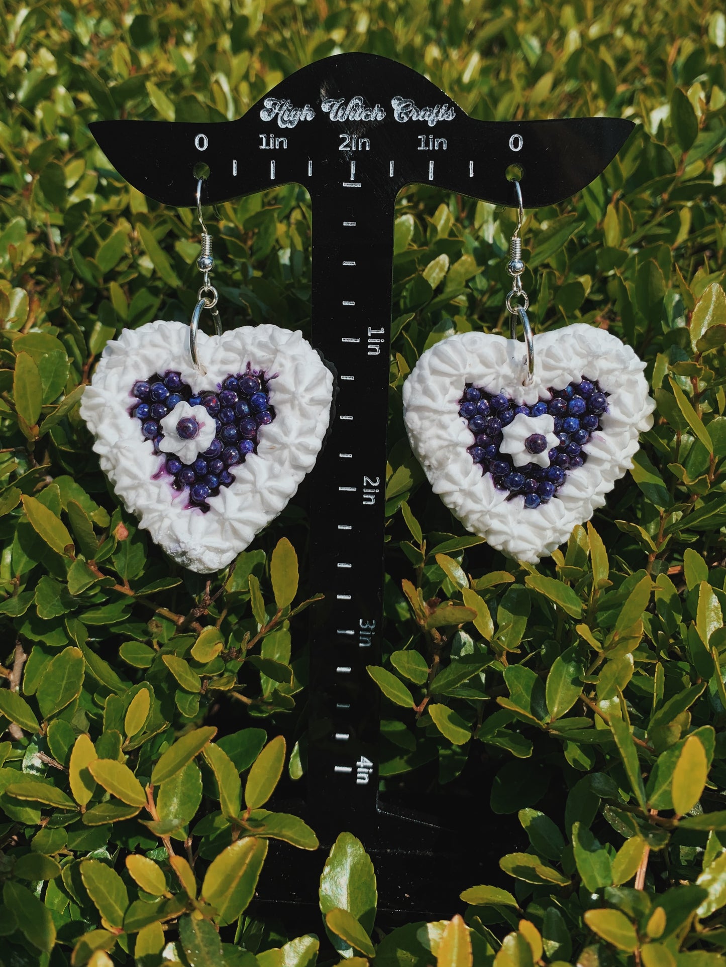 *Blackberry Pie Earrings (purple) **MADE TO ORDER - SEE DESCRIPTION**