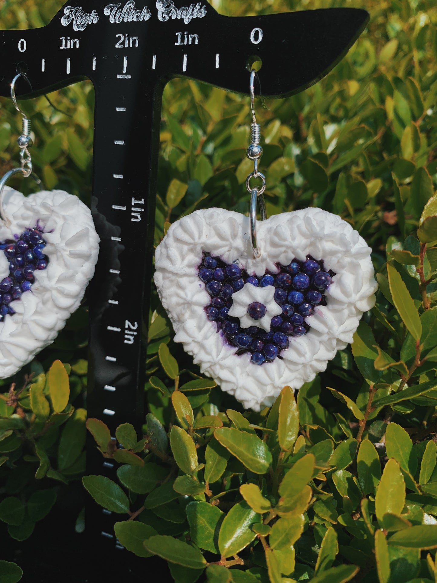 *Blackberry Pie Earrings (purple) **MADE TO ORDER - SEE DESCRIPTION**